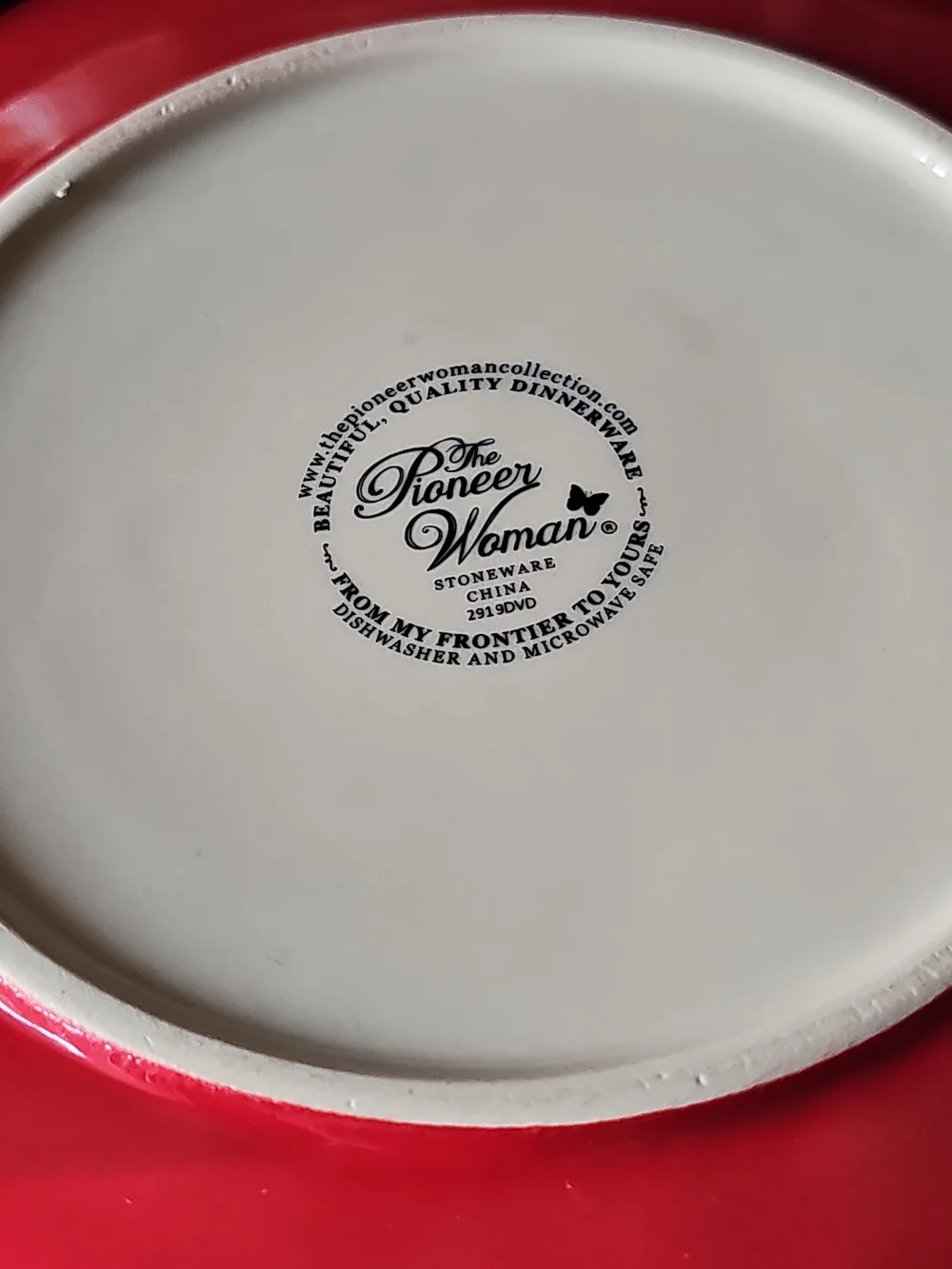 The Pioneer Woman Red Colorful Floral Stoneware 9